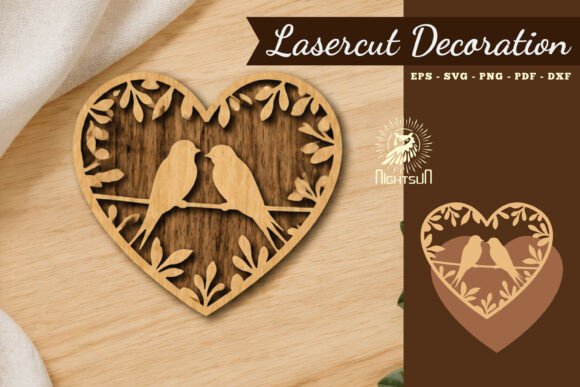 Couple Birds Lasercut Decoration SVG 5: A Detailed Look at Its Features and Applications