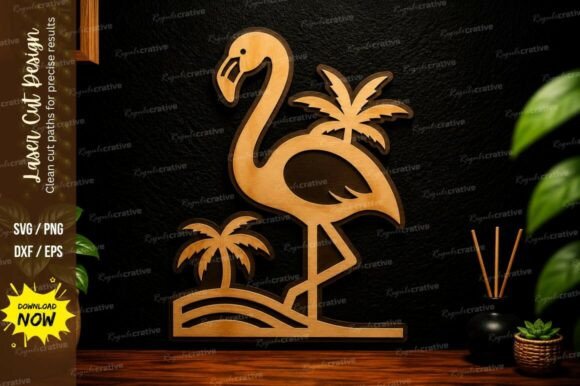 Everything You Need to Know About the Flamingo Palm Tree Laser Cut SVG Design