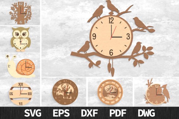Exploring the Creative Potential of the Nature Animal Wall Clock Bundle