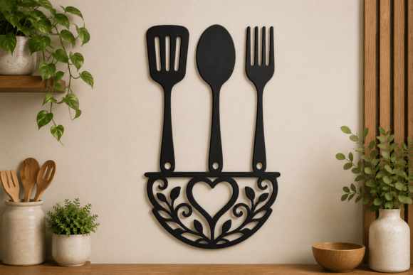 Kitchen Utensil Wall Art SVG: Creative Cuts for Every Project