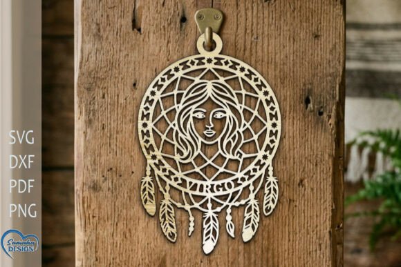 Virgo Laser Cut DreamCatcher Design