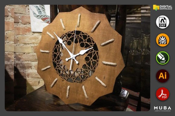 Wall Clock SVG: A Timeless Design Asset